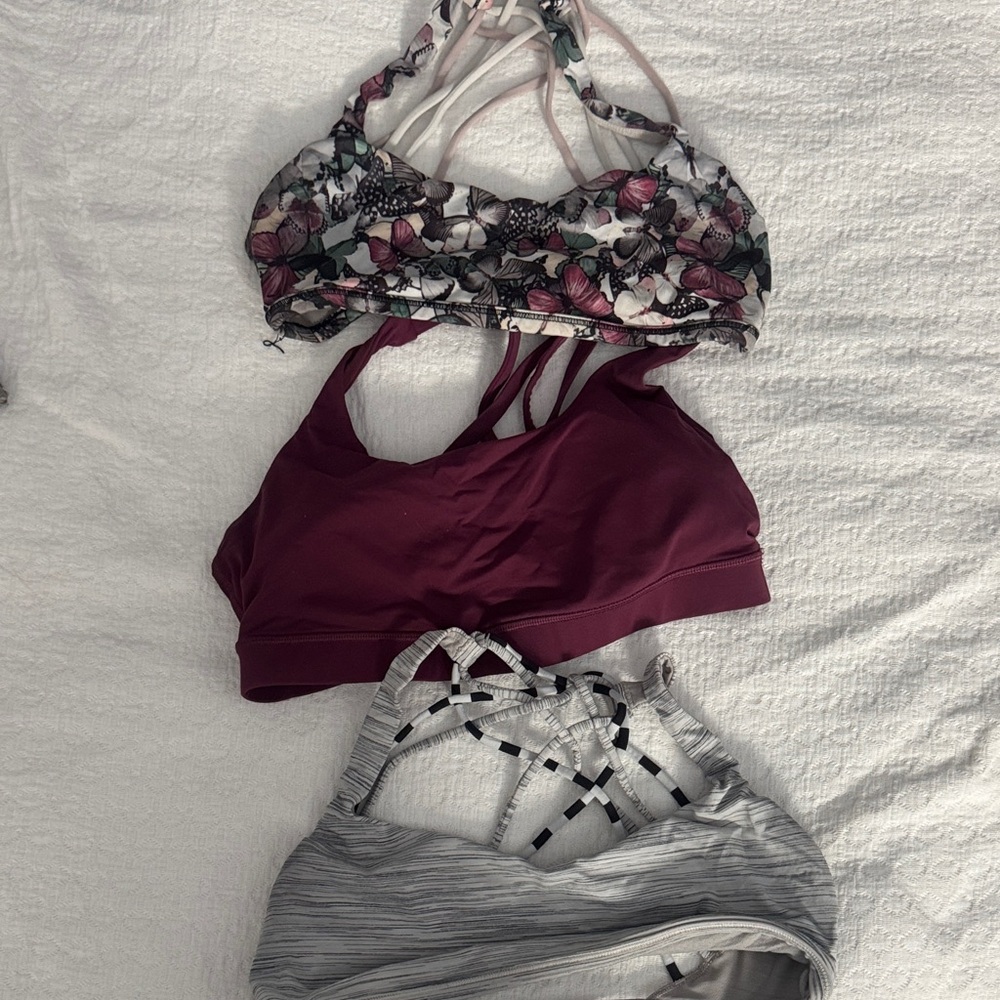 Lululemon Sport Bras- Bundle Size 8